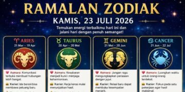 Ramalan Zodiak Kamis 23 Juli 2026: Leo, Taurus, & Libra Hoki