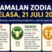 Ramalan Zodiak Selasa 21 Juli 2026: Intip Peluang Karirmu