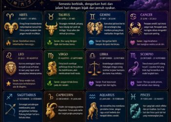 Ramalan Zodiak Jumat, 3 Juli 2026