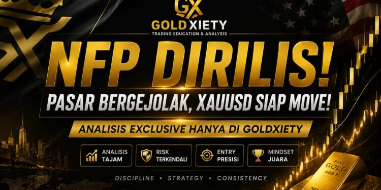 GoldXiety Soroti Momentum NFP: Analisis XAUUSD Jadi Perbincangan Trader