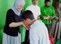 Hj. Nunur Nurhasdian Santuni Puluhan Anak Yatim di Cariu