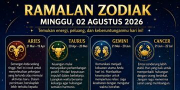 ‎Ramalan Zodiak Minggu 2 Agustus 2026: Leo, Gemini, dan Libra Beruntung‎