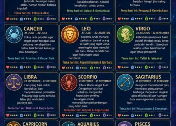Ramalan Zodiak Rabu 5 Agustus 2026