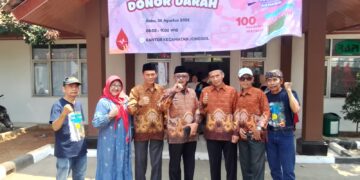 ‎PWRI Jonggol Gelar Donor Darah dan Pengobatan Gratis‎