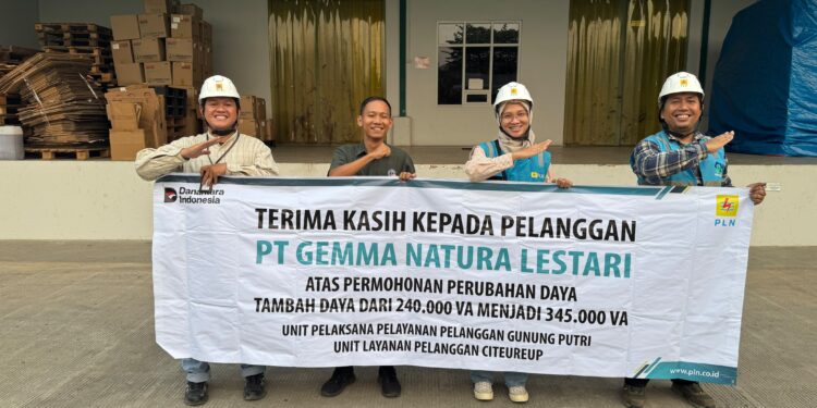 Dukung Pertumbuhan Industri Kosmetik dan Kesehatan, PLN Gunung Putri Tuntaskan Penambahan Daya PT Gemma Natura Lestari