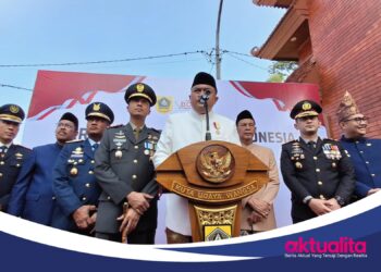 ‎HUT ke-81 RI, Pemkab Bogor Gelar Upacara Pengibaran Bendera di Alun-Alun Tegar Beriman‎