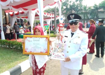 ‎Desa Cipeucang Raih Juara 1 Lomba Lingkungan Desa Bersih Tingkat Kecamatan Cileungsi