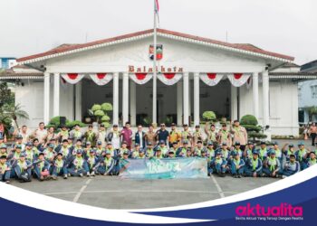 ‎Puluhan Siswa Insantama Long March 69 Kilometer dari Bogor ke Cianjur