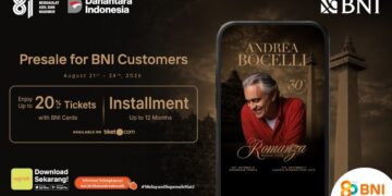 ‎BNI Buka Exclusive Presale Tiket Konser Andrea Bocelli, Nasabah Bisa Dapat Diskon hingga 20 Persen