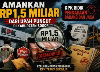 ‎Amankan Rp1,5 Miliar Dari Upah Pungut di Kabupaten Bogor, KPK Bidik Pengadaan Barang dan Jasa