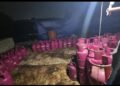 Polsek Gunung Putri Grebek Gudang Oplosan Gas LPG, Tiga Terduga Pelaku Kabur Lompat Pagar