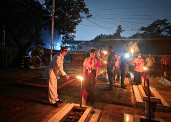 ‎Jelang HUT ke-81 RI, Camat Cileungsi Kukuhkan Paskibra dan Gelar Renungan Suci