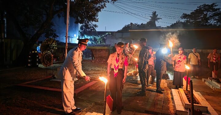 ‎Jelang HUT ke-81 RI, Camat Cileungsi Kukuhkan Paskibra dan Gelar Renungan Suci
