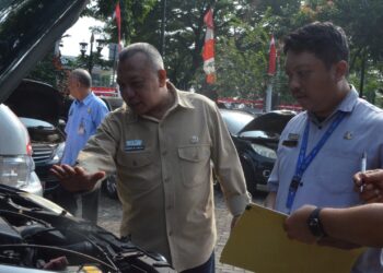 Diskominfo Kabupaten Bogor Gelar Apel Kendaraan Dinas, Pastikan Aset Daerah Siap Dukung Pelayanan Publik