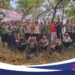 Sambut HUT ke-81 RI, Forkopimcam Gunung Putri Kibarkan Merah Putih di Puncak Gunung Putri