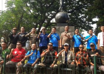 KNPI Cileungsi Gelar Korve, Dorong Taman KNPI Jadi Ruang Publik yang Nyaman
