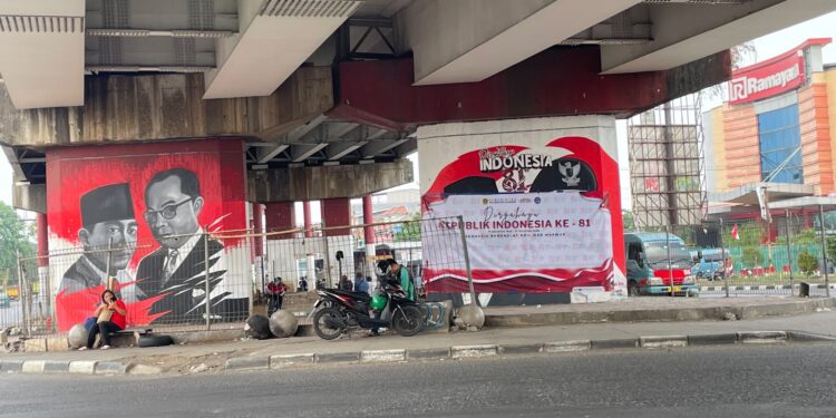 Usai di Sebut Londo Ireng, Mural Presiden Prabowo dan Bupati Bogor Rudy Susmanto Ditutup Spanduk