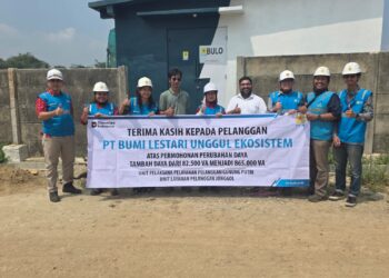 PLN Gunung Putri Dukung Penguatan Industri Daur Ulang melalui Penambahan Daya PT Bumi Lestari Unggul Ekosistem