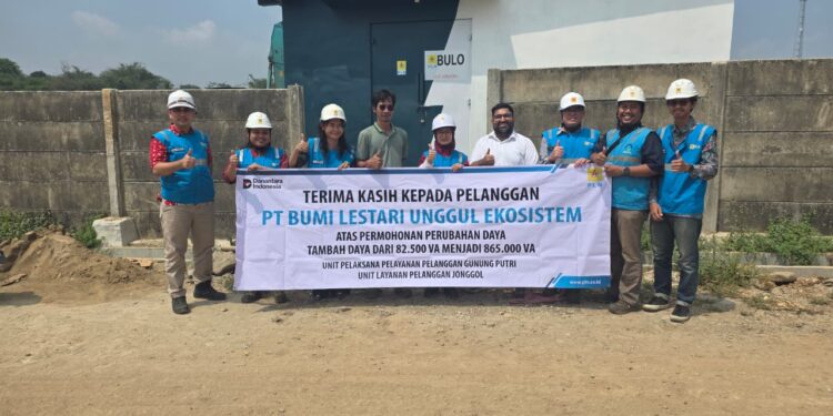 PLN Gunung Putri Dukung Penguatan Industri Daur Ulang melalui Penambahan Daya PT Bumi Lestari Unggul Ekosistem