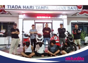 Polsek Gunung Putri Ungkap Dugaan Jual Beli Motor Bodong, Empat Orang Diamankan