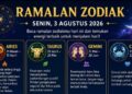 Ramalan Zodiak Senin 3 Agustus 2026: Leo & Gemini Hoki