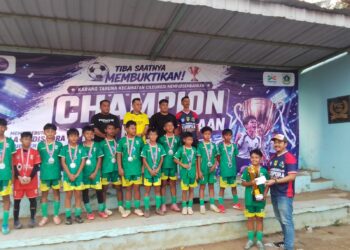 Jaring Bibit Muda Pesepak Bola, Karang Taruna Cileungsi Gelar Champion Piala Kemerdekaan 2026